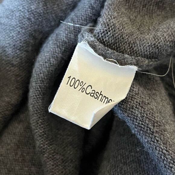 Polo Ralph Lauren Black Label Cashmere Men’s Gray Sweater Large - Picture 8 of 8